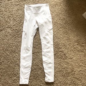 Lulu lemon white leggings